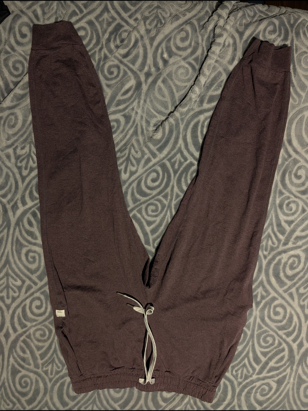 Vuori Dark Plum Drawstring Jogger Pants